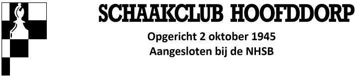 Schaak club Hoofddorp
